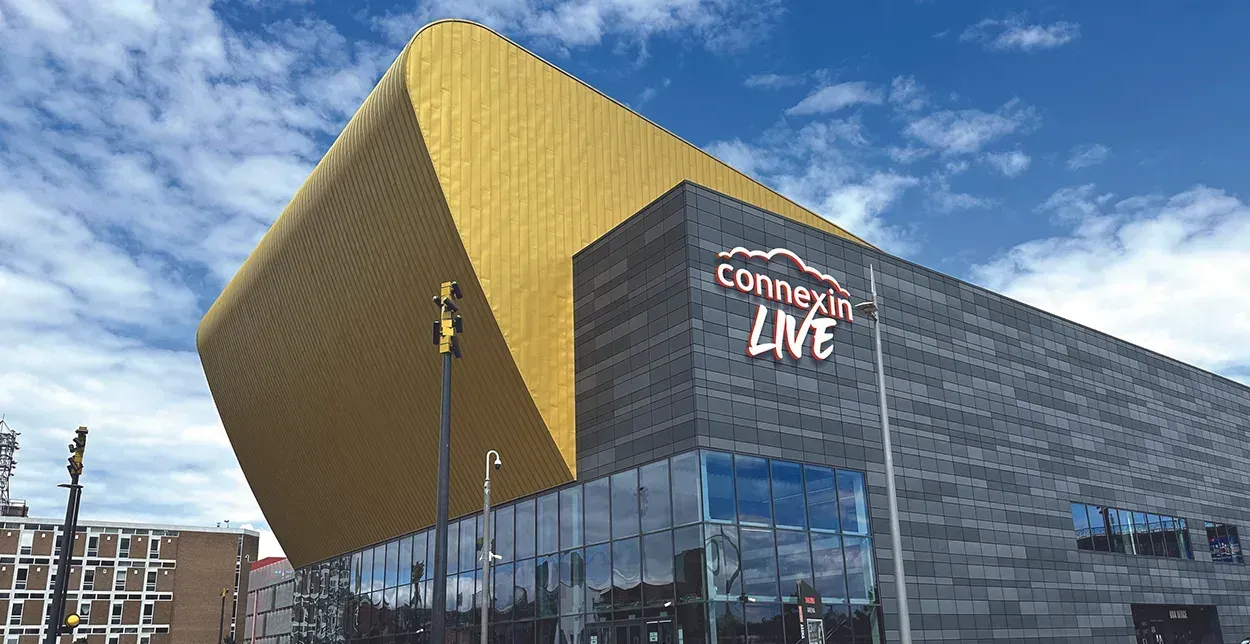 Connexin Live in Hull, with its curved gold roof